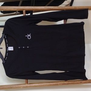 Calvin Klein Sleepwear Long Sleeve Top Size Medium